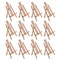 11" Small Tabletop Display Easel - Beechwood Artist A-Frame Display Stand, Wooden Easel for Painting, Canvas Stand, (Pack of 12) Classrooms Events Photo Picture Sign Holder